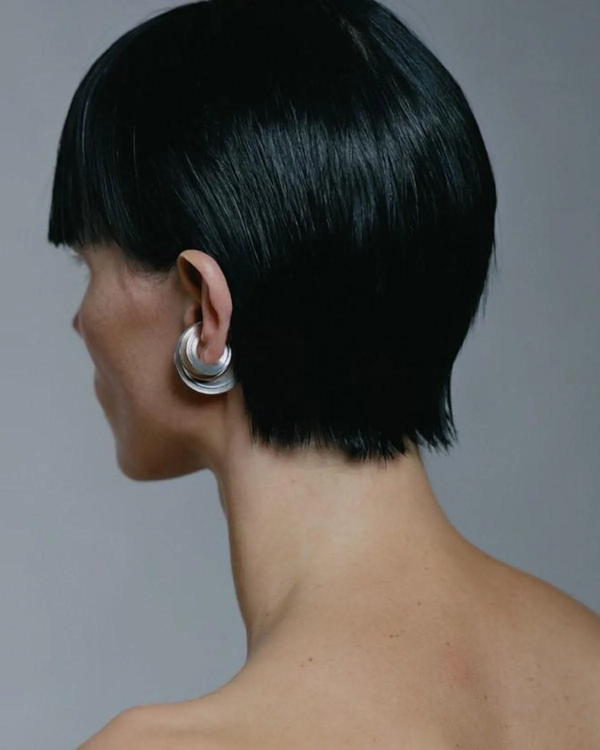 Orbit: Silver Ear Cuff