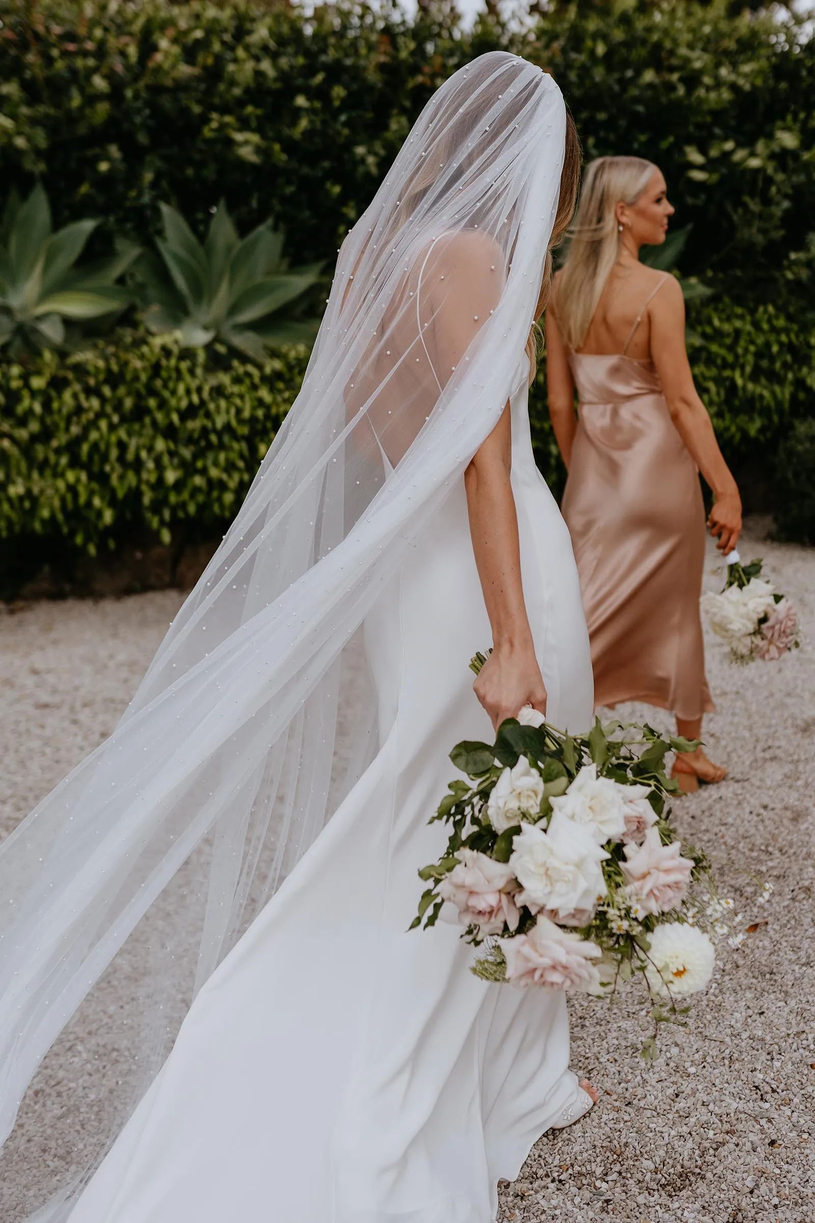 Pearly Long Veil