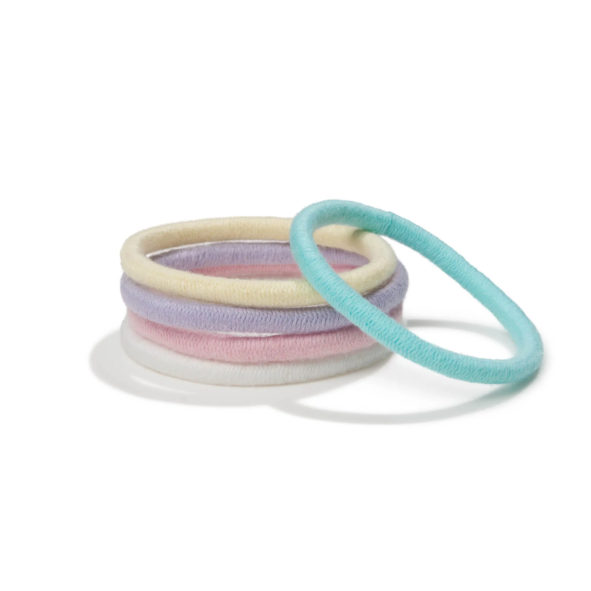 Plastic-Free Mondo Round Hair Ties (5 pack)