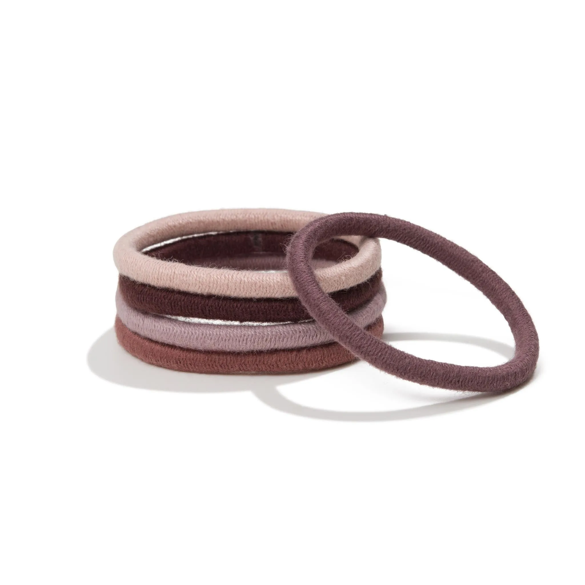 Plastic-Free Mondo Round Hair Ties (5 pack)