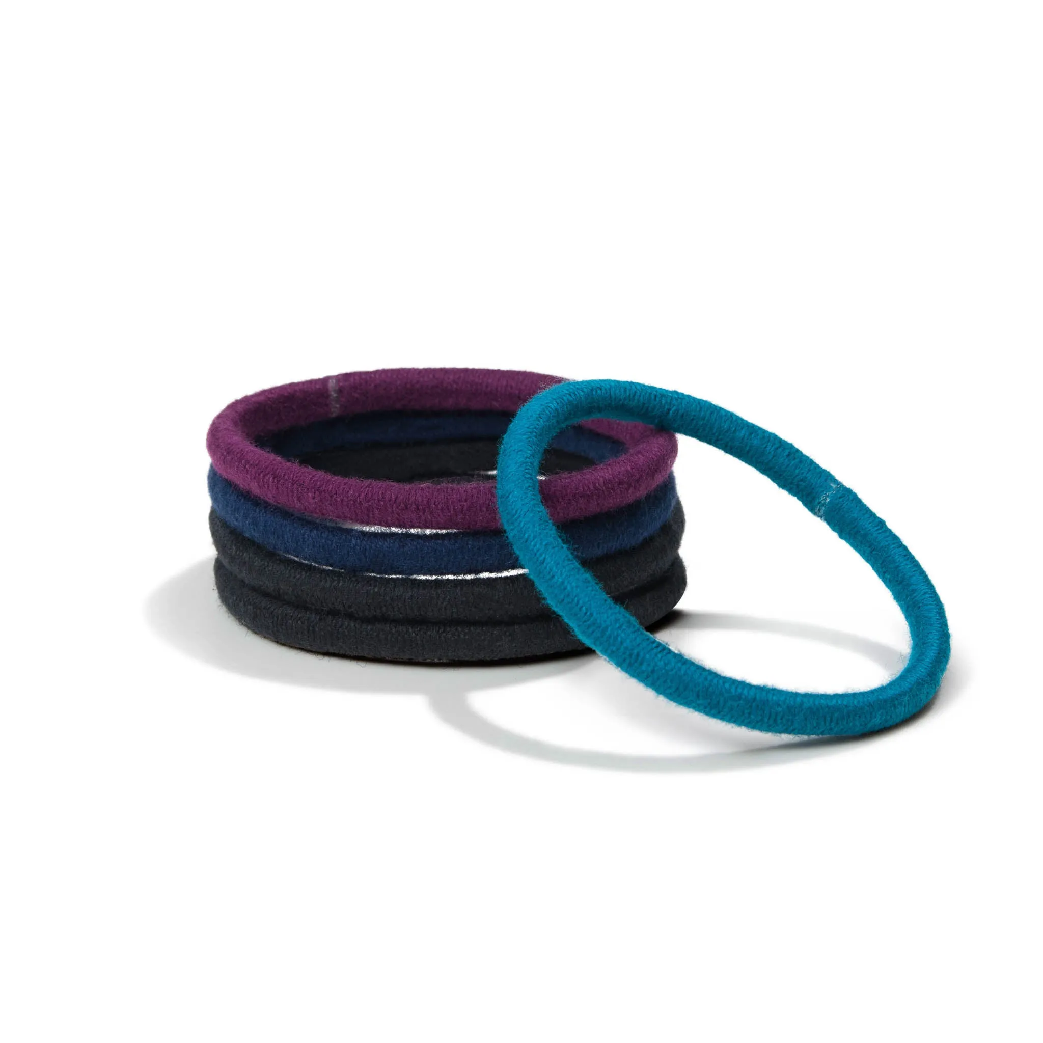 Plastic-Free Mondo Round Hair Ties (5 pack)