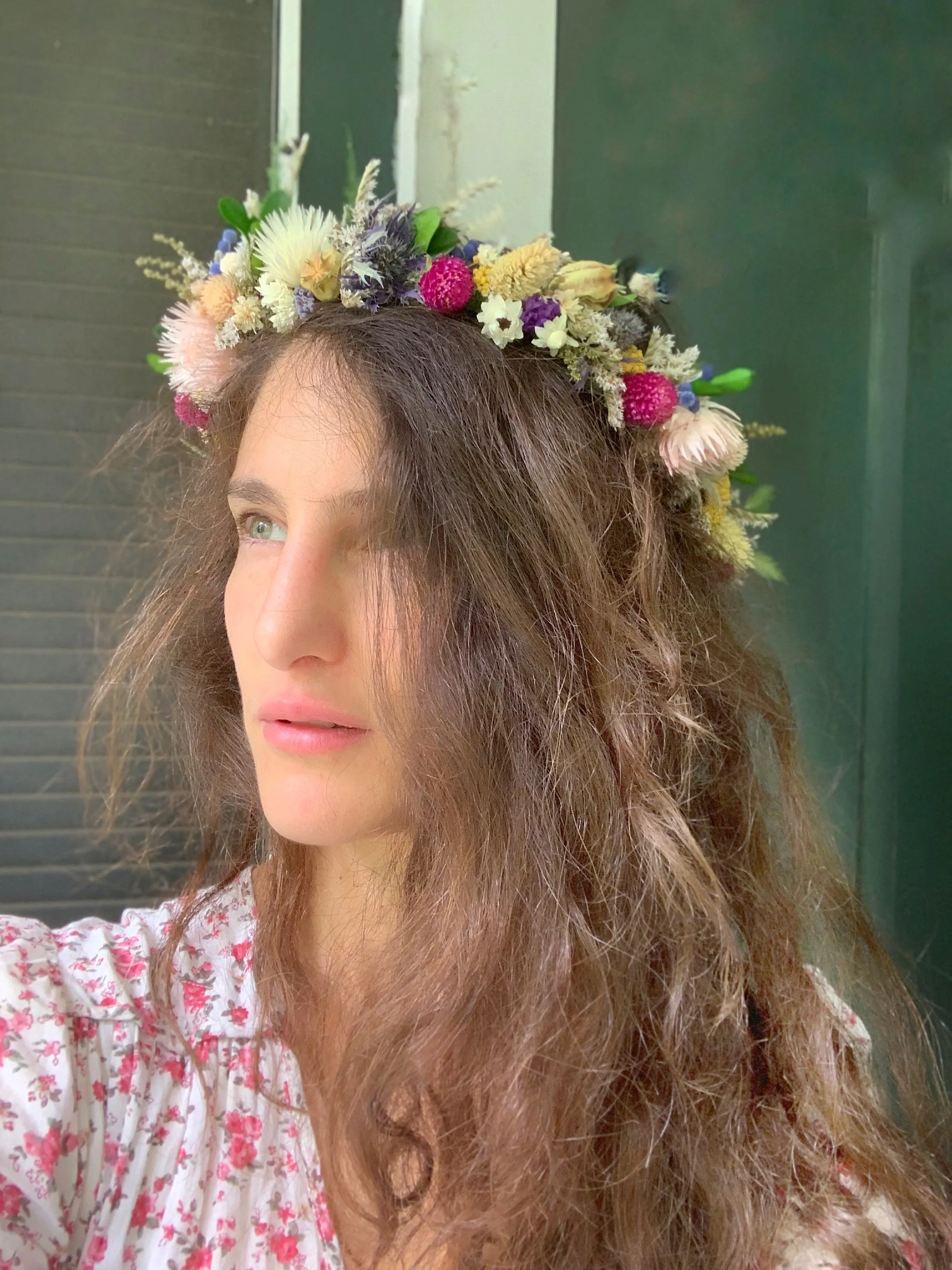 Preorder * Dried Flowers Full Circlet