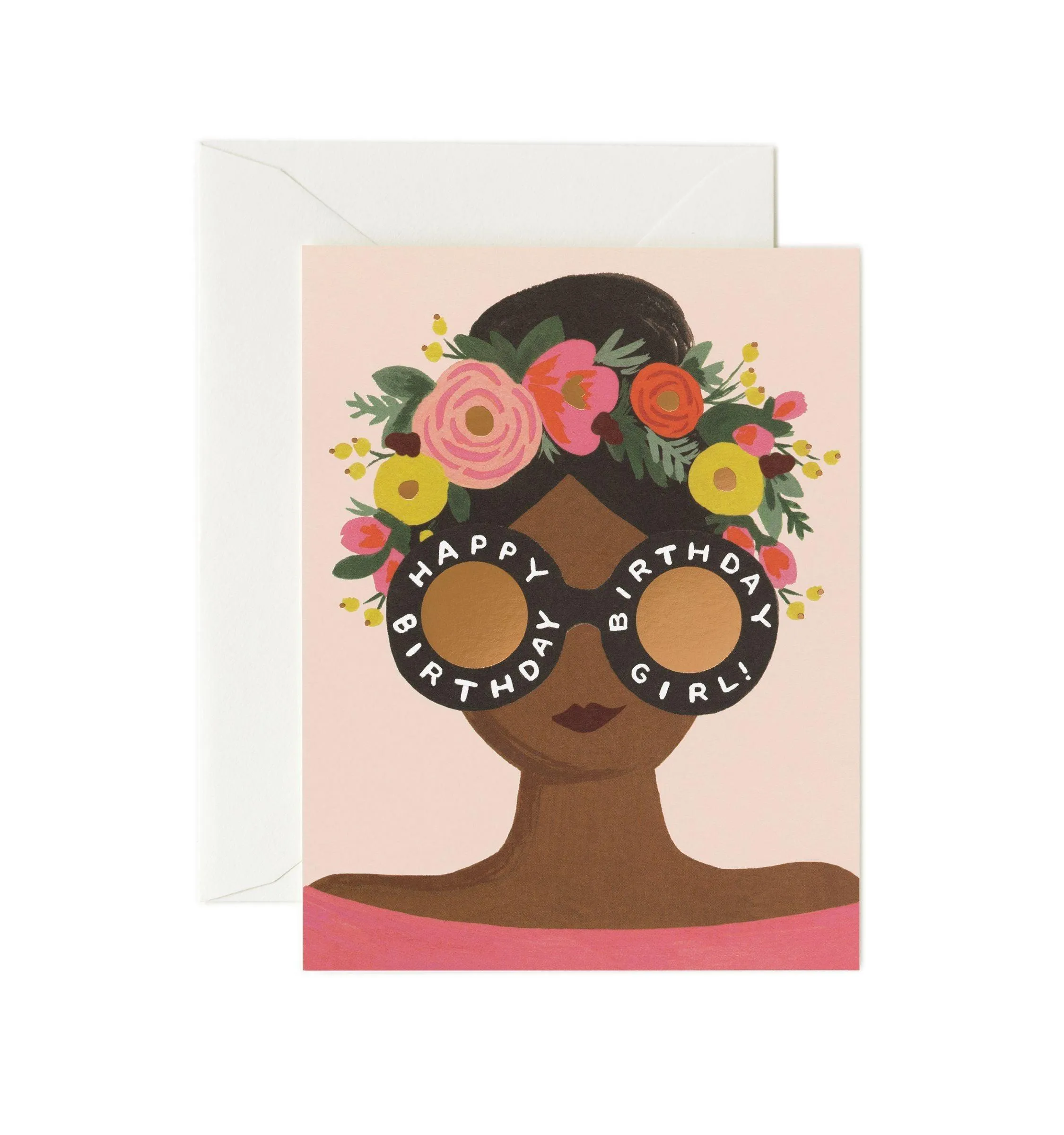 Rifle Paper Co - Single Card - Flower Crown Birthday Girl