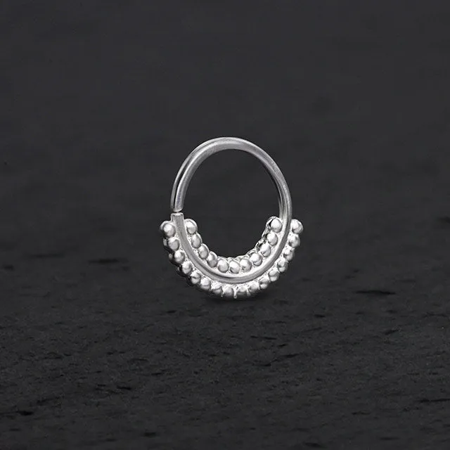 Silver 16g Septum Ring | Free Spirit