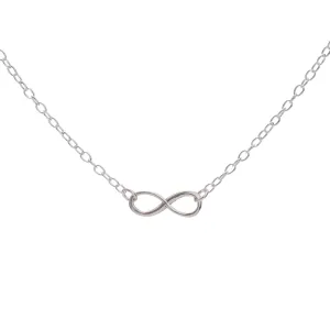 Silver Infinity Loop Necklace