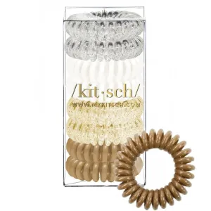 Spiral Hair Ties 8 Pack - Blonde