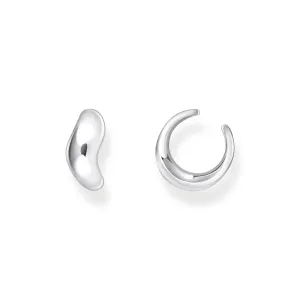 Sterling Silver Bold Elegance Organic Shaped Ear Cuff EC0030-001-21