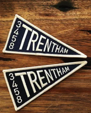 Trentham 3458 Pennant Embroidered Sew On Patch