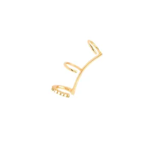 Triple Thin Hoops Ear Cuff